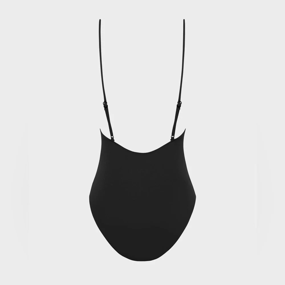 BONDI BORN Juliet One Piece - Black , Size Medium , $280